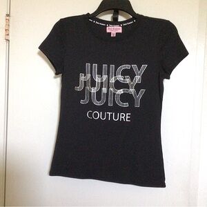 Juicy Couture Black Graphic T-Shirt